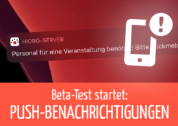 Beitragsbild Push in Beta-App