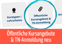 Beitragsbild Öffentliche Kursangebote & TN-Anmeldung neu