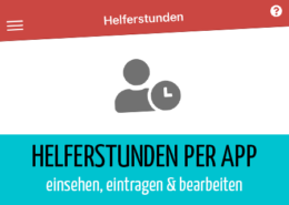 Beitragsbild Helferstunden per App einreichen