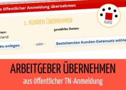 Beitragsbild Arbeitgeberdaten übernehmen