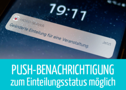 Beitragsbild Push zum Einteilungsstatus