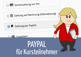 Beitragsbild PayPal für Kursteilnehmer