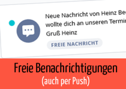 Beitragsbild Freie Benachrichtigung versenden