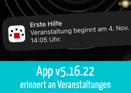 Beitragsbild | App erinnert an Veranstaltungen v.5.16.22