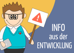 Beitragsbild Info aus der Entwicklung