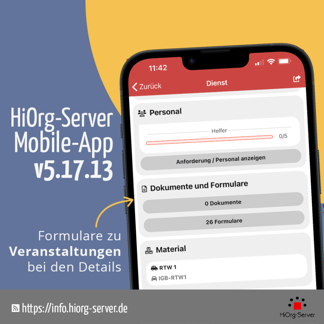 Mobile App v5.17.13 - Dokumente & Formulare