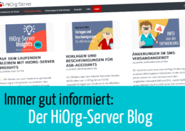 Beitragsbild | Immer gut informiert: Der HiOrg-Server Blog