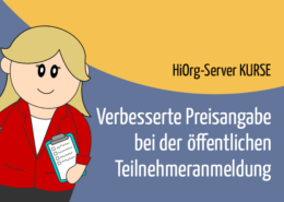 Beitragsbild | Verbesserte Preisangabe bei öff. TN-Anmeldung