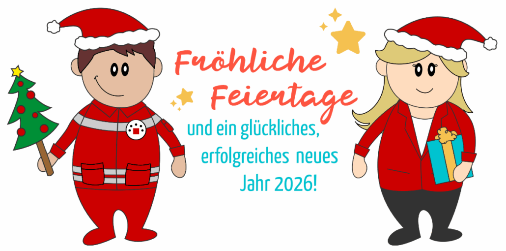 Fröhliche Feiertage und ein glückliches, erfolgreiches neues Jahr 2026