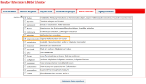 Benutzerrecht "eigenestunden"